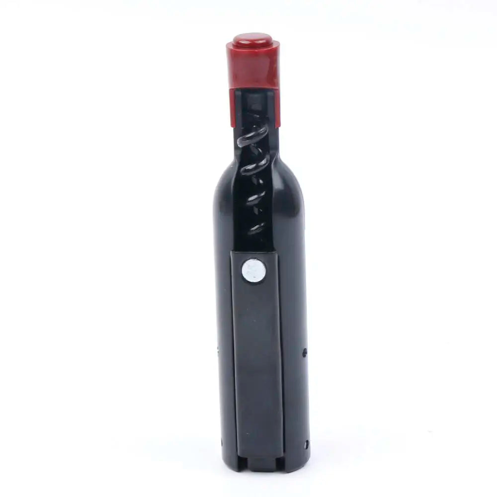 Tire-bouchon ergonomique en forme de bouteille, parfait pour les amateurs de vin