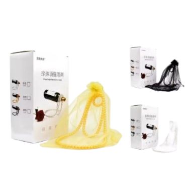Présentoir à vin perlé, style bijou décoratif pour amateur de vin